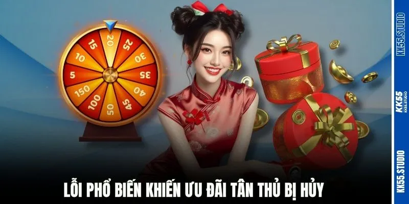 Lỗi phổ biến khiến ưu đãi tân thủ bị hủy